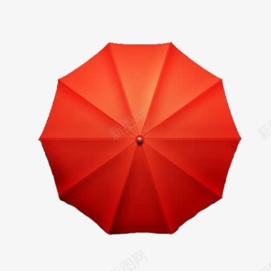 用雨伞俯视的雨伞图标图标
