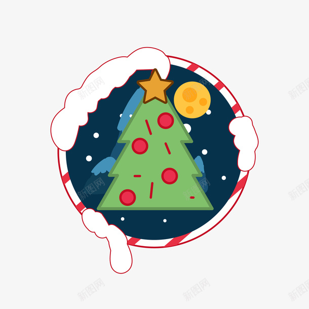 圣诞装饰元素系列2png免抠素材_88icon https://88icon.com 元素 圣诞 节日 装饰