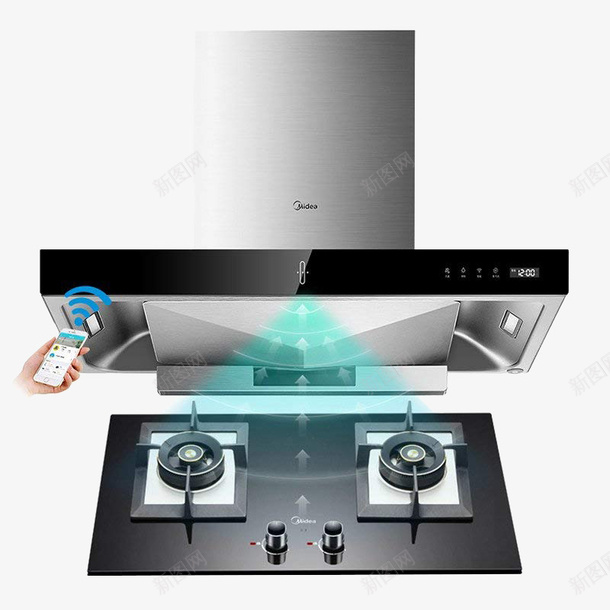 猛火灶烟灶套装图psd免抠素材_88icon https://88icon.com 不锈钢 天然气 家用 油烟机灶具套装 烟灶套装 猛火灶 配方架