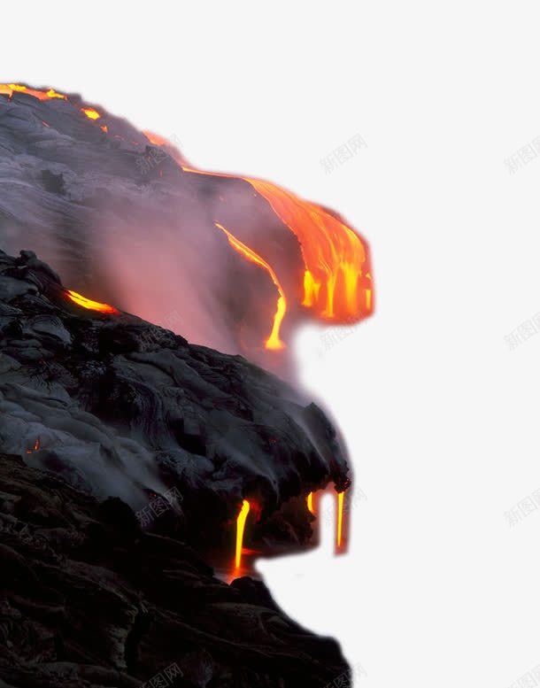 火山岩浆png免抠素材_88icon https://88icon.com 大山 火山 火山岩 火山岩浆 高清