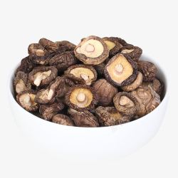 干瘪香菇食材堆积素材