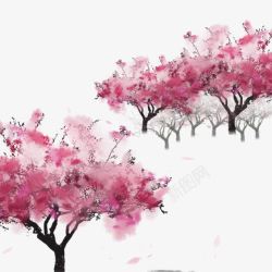 粉红树林素材