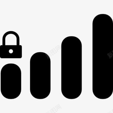 隐私锁WiFi保护连接符号手机图标图标