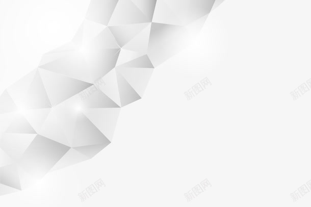立体菱角面png免抠素材_88icon https://88icon.com 3D 商务 白色 简约