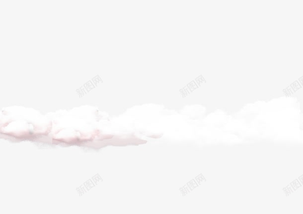 手绘白云png免抠素材_88icon https://88icon.com 云 云彩 云朵 天空 晴朗 白云 粉色的云