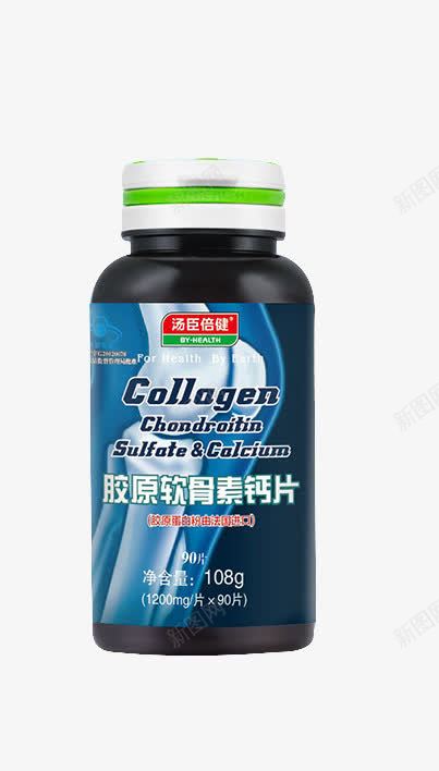 汤臣倍健胶原软骨素钙片png免抠素材_88icon https://88icon.com 产品实物 保健品 汤臣倍健胶原软骨素钙片 营养品