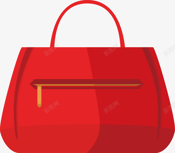 红色手提包png免抠素材_88icon https://88icon.com 卡通手绘 奢侈品 女人 手提包 规则图形