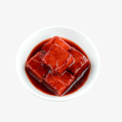 火锅蘸料绵甜细腻的玫瑰霉豆腐高清图片