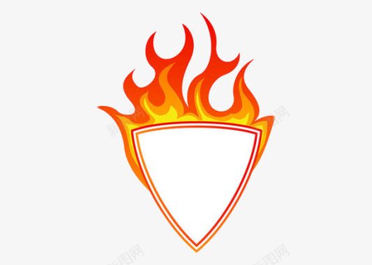火光素材燃烧的火苗图标图标