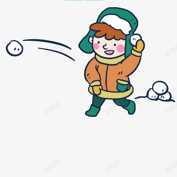 打雪仗的小朋友png免抠素材_88icon https://88icon.com png图形 小孩 小朋友 打雪仗 装饰 雪球