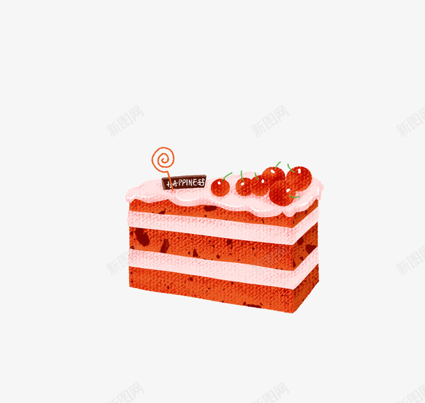樱桃装饰慕斯蛋糕png免抠素材_88icon https://88icon.com 切块 图案 手绘图 樱桃 甜点 美味的 蛋糕 蛋糕店