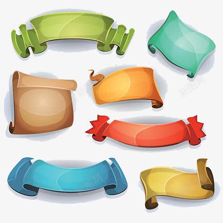 扁平化卡通游戏UI横幅png免抠素材_88icon https://88icon.com H5页面素材 卡通 扁平化 扁平素材 游戏UI横幅 电商卡通 网页设计卡通