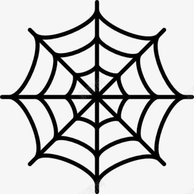 万圣节蜘蛛网图标图标