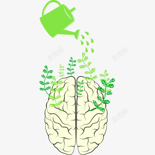 绿色健康大脑卡通图psd免抠素材_88icon https://88icon.com 大脑卡通图 大脑手术 大脑矢量图 大脑细胞康复 大脑脑血管 大脑高清图 绿色健康 脑血管 血液大脑