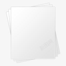 白纸免抠一叠白纸图标图标