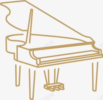 律动钢琴音乐钢琴图标图标