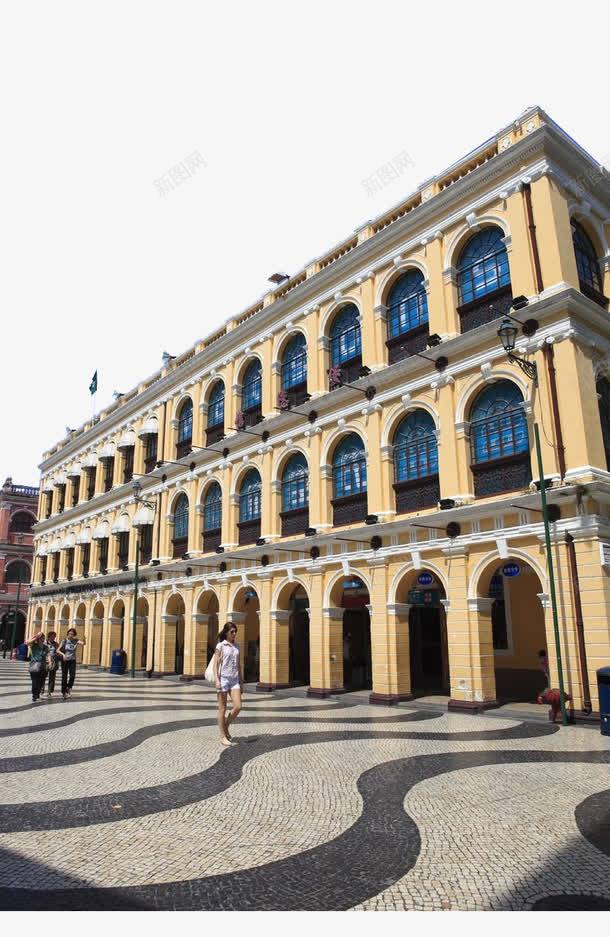 澳门的步行街骑楼png免抠素材_88icon https://88icon.com 中华人民共和国香港特别行政区 中国澳门 人文建筑 步行街 港澳游 澳门 澳门旅 赌城澳门 骑楼