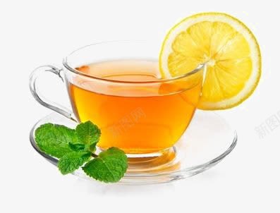 柠檬红茶png免抠素材_88icon https://88icon.com 下午茶 休闲生活 柠檬片 红茶 饮品 饮料