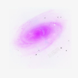 宇宙星云紫色星云素材