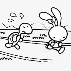 龟兔赛跑龟兔赛跑高清图片