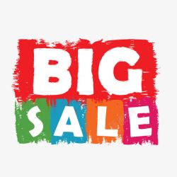 蜡笔效果BIGSALE高清图片