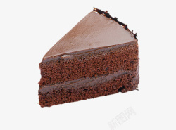 一个三角形一个三角形巧克力蛋糕高清图片
