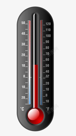 气温计手绘温度计高清图片