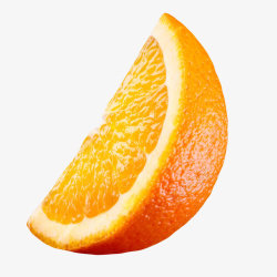 橙色香甜水果切碎的奉节脐橙实物素材