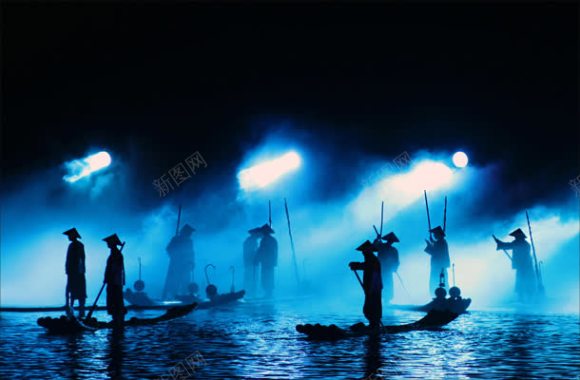 摄影划船泛舟人物摄影图片