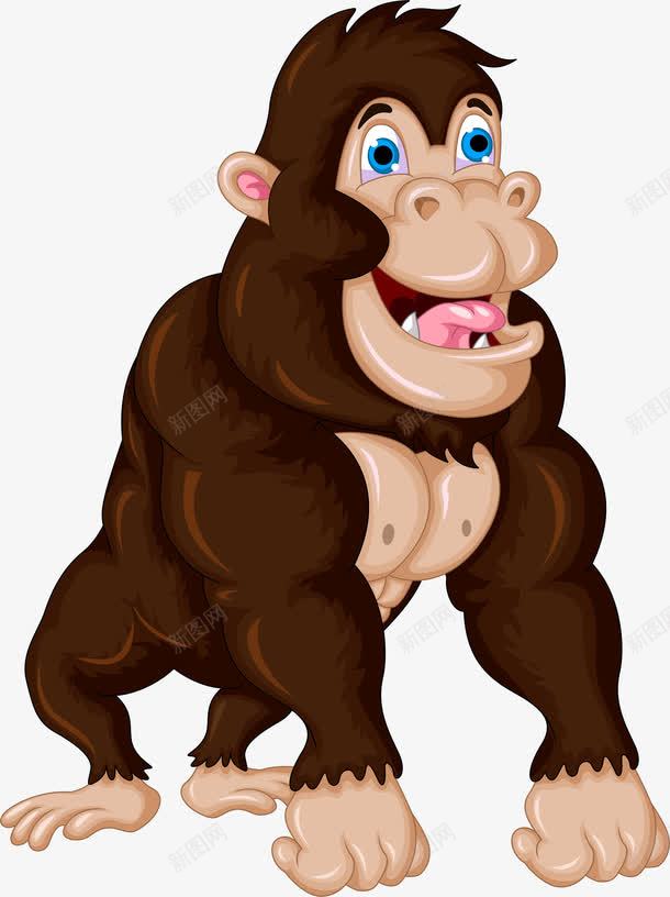 大猩猩png免抠素材_88icon https://88icon.com monkey 动物 动物园 卡通 小动物 猴子
