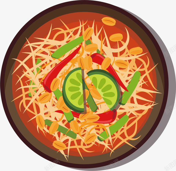 越南风味面矢量图ai免抠素材_88icon https://88icon.com 做饭 柠檬 烹饪 美味 蔬菜 青柠 面食 食物 矢量图