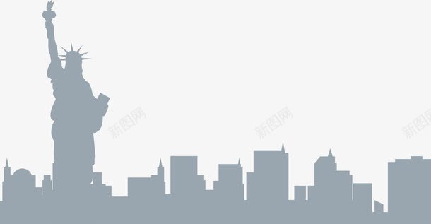 城市剪影国家地理标志城市建筑图标图标
