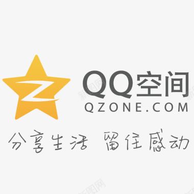 logo标识qq空间标志矢量图图标图标