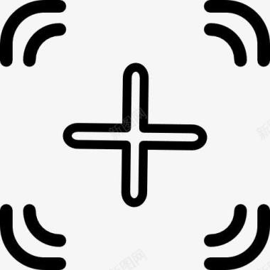 十字准星十字图标图标