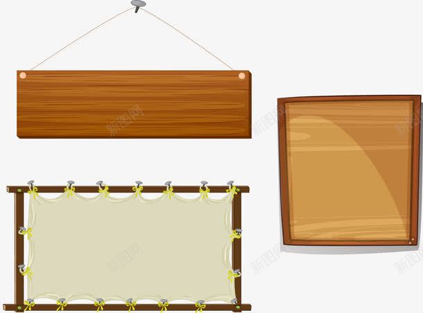 手绘木板装饰png免抠素材_88icon https://88icon.com 卡通 墙上的装饰品 帆布板 手绘 挂在墙上的板子 木板 装饰