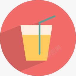 橙汁奶茶店LOGO图标图标