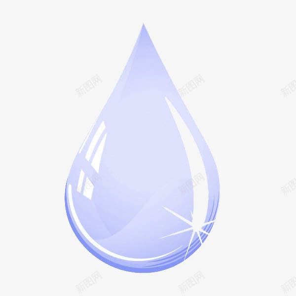 有点紫的泪水png免抠素材_88icon https://88icon.com 水滴 泪水 淡紫色