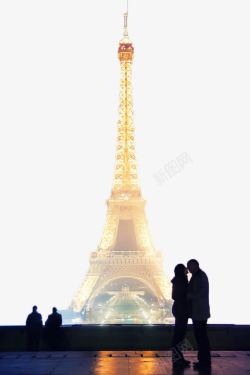 彩色高塔巴黎埃菲尔铁塔高清图片