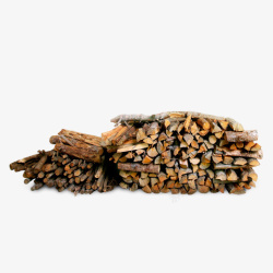木柴一大堆的木头燃料高清图片