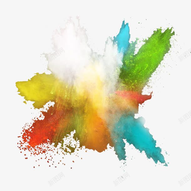 粉末飞溅png免抠素材_88icon https://88icon.com 彩色粉末 散开 粉末 飞溅的粉末