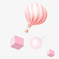 粉色圆球粉色装饰高清图片