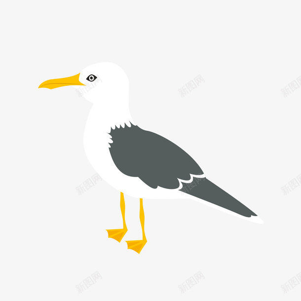 手绘时尚卡通海鸟png免抠素材_88icon https://88icon.com png免扣图 卡通 手绘 时尚 海鸟 海鸟卡通 白色 鸟类