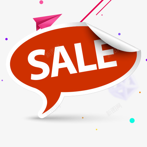 SALE促销立体购物标签psd免抠素材_88icon https://88icon.com SALE 促销 打折 折扣 标签 活动 立体 红色 购物 贴纸