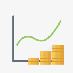 卡通资金卡通资金增长分析标图图标高清图片