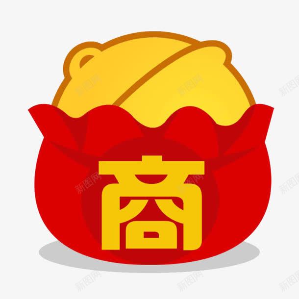 卡通红色商家礼包png免抠素材_88icon https://88icon.com 卡通 商家 礼包 福袋 红色