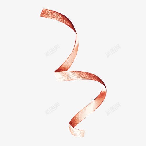 金黄彩带png免抠素材_88icon https://88icon.com 彩带 热闹 节日气氛 金黄