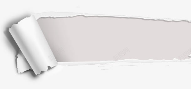 白色的撕纸效果元素png免抠素材_88icon https://88icon.com 元素 撕开的墙纸 效果 白色