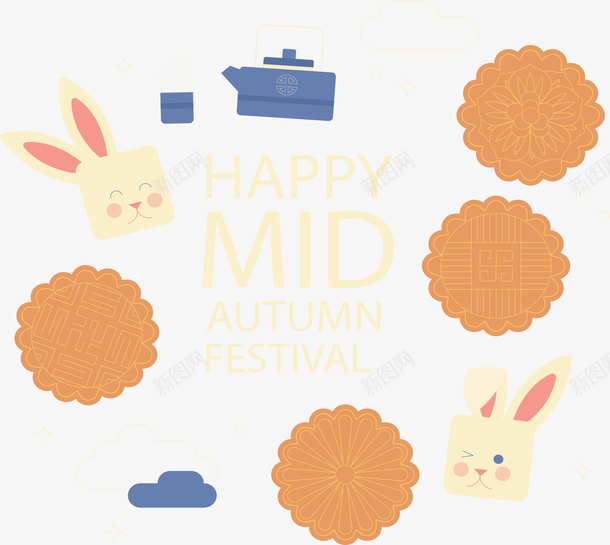 中秋节快乐月饼玉兔矢量图ai免抠素材_88icon https://88icon.com 中秋 中秋快乐 中秋节 月饼 玉兔 矢量png 矢量图