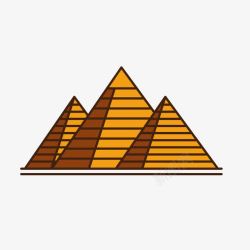 魔方模型胡夫金字塔高清图片