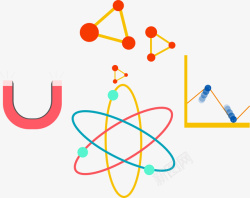 量子化学物理图案高清图片